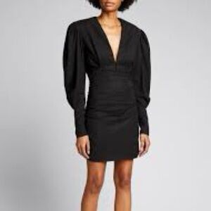 Isabel Marant Black Long Sleeve Dress